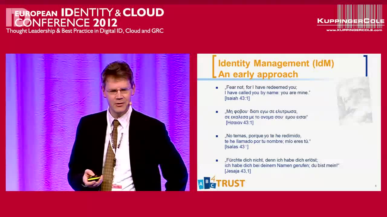 Eic 2012 Keynote The Future Of Attribute Based Credentials